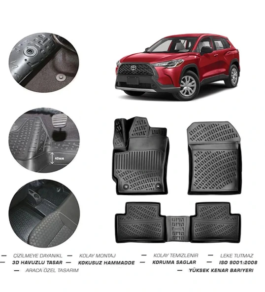 Toyota Corolla Cross 2024 Model 4D Paspas ürün görseli 1