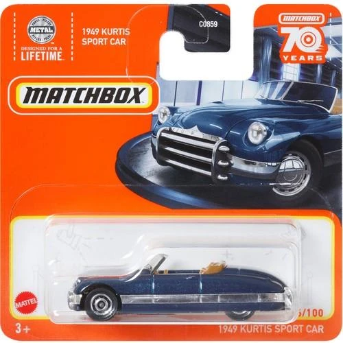 Matchbox Tekli Arabalar 1949 Kurtis Sport Car HLC82 ürün görseli 1
