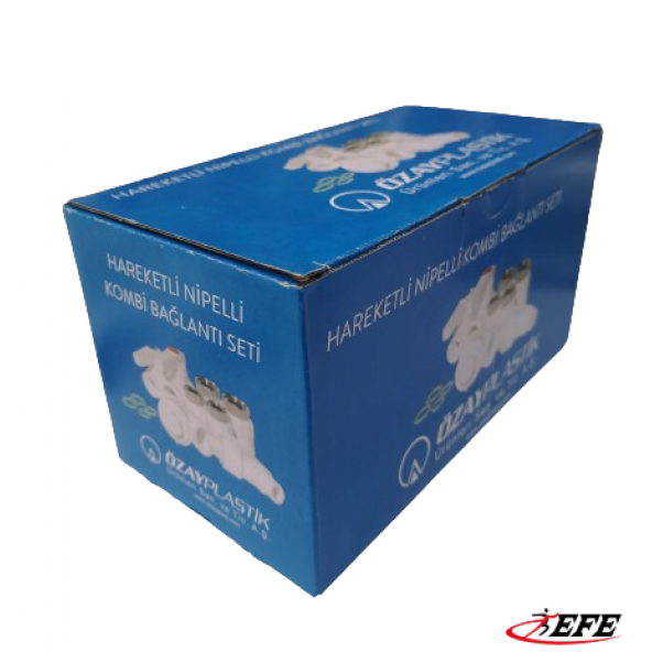 ÖZAY PLASTİK HAREKETLİ NİPELLİ KOMBİ BAĞLANTI SETİ ürün görseli 1