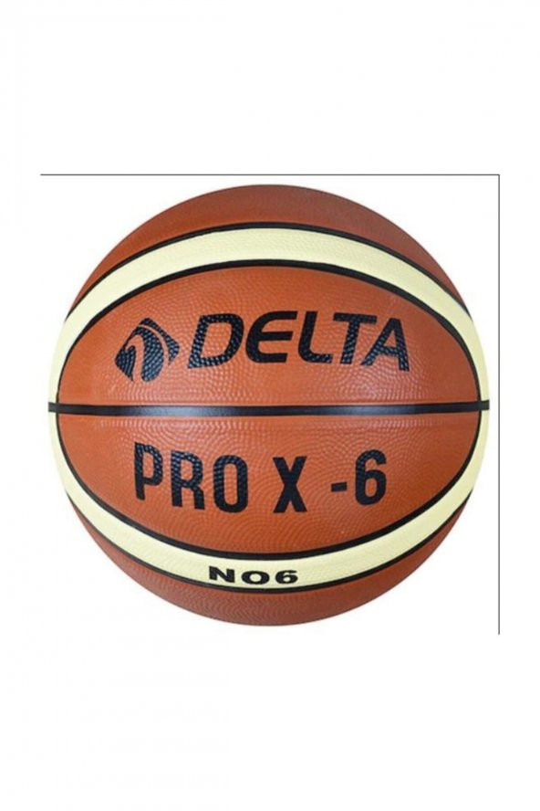 Delta Pro X Deluxe Kauçuk 6 Numara Basketbol Topu ürün görseli 1