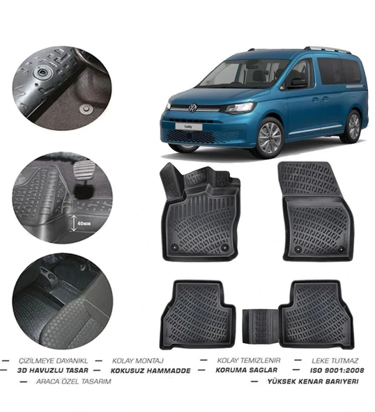Volkswagen Caddy 2023 Model 4D Paspas ürün görseli 1