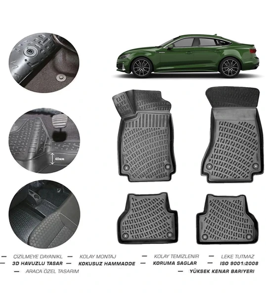 Audi A5 2018 Model 4D Paspas ürün görseli 1