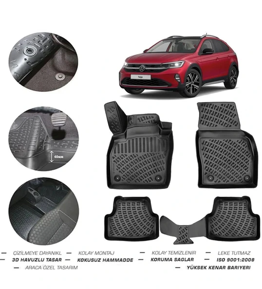 Volkswagen Taigo2023 Model 4D Paspas ürün görseli 1