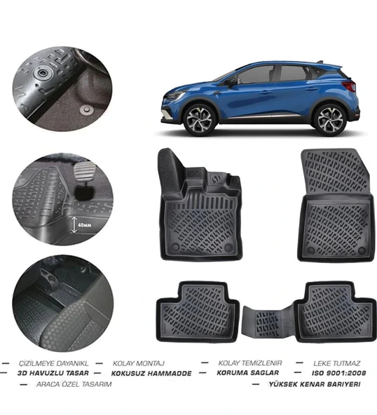 Renault Captur2023 Model 4D Paspas ürün görseli 1
