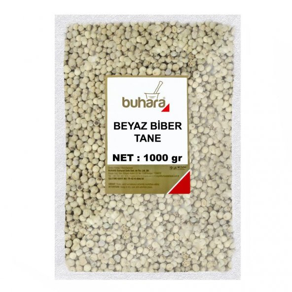 BUHARA BEYAZ BİBER TANE 1000 GR ürün görseli 1