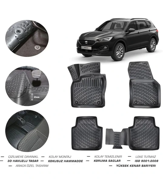 Seat Tarraco 2023 Model 4D Paspas ürün görseli 1