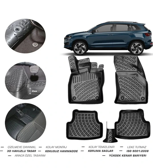 Skoda Karoq 2021 Model 4D Paspas ürün görseli 1