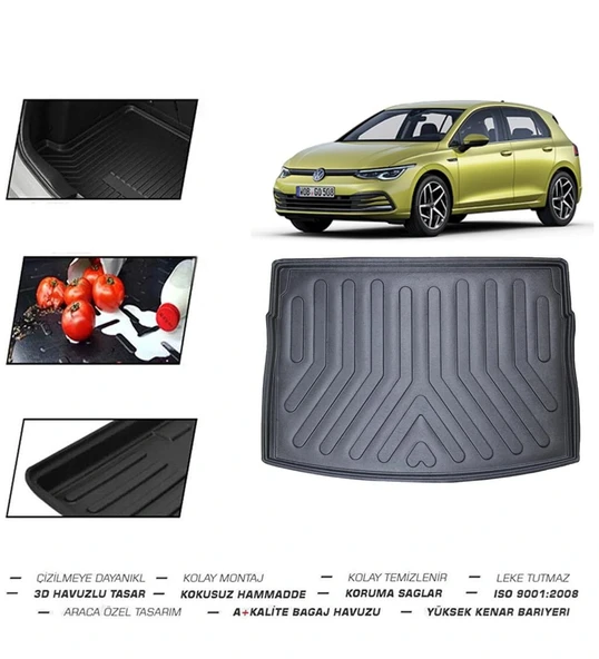 Volkswagen Golf 8 Üst Bagaj 2022 Model Bagaj Havuzu ürün görseli 1