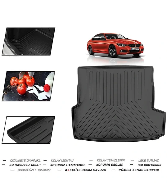 Bmw 3 Serisi F30 Station Wagon 2017 Model Bagaj Havuzu ürün görseli 1