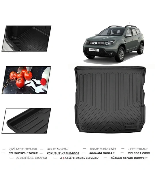 Dacia Duster 4 WD (4x4) 2025 Model Bagaj Havuzu ürün görseli 1