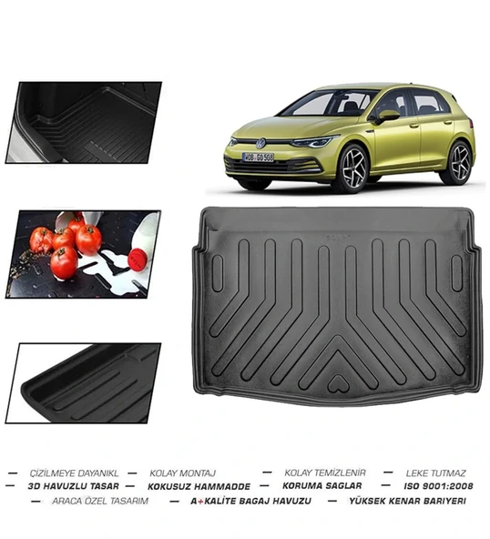 Volkswagen Golf 8 Alt Bagaj 2021 Model Bagaj Havuzu ürün görseli 1