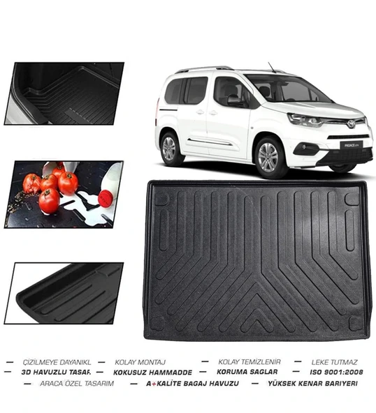 Toyota Proace City Seperatörlü 2021 Model Bagaj Havuzu ürün görseli 1