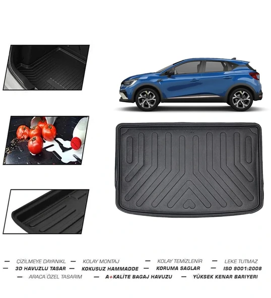 Renault Captur Üst Bagaj 2022 Model Bagaj Havuzu ürün görseli 1