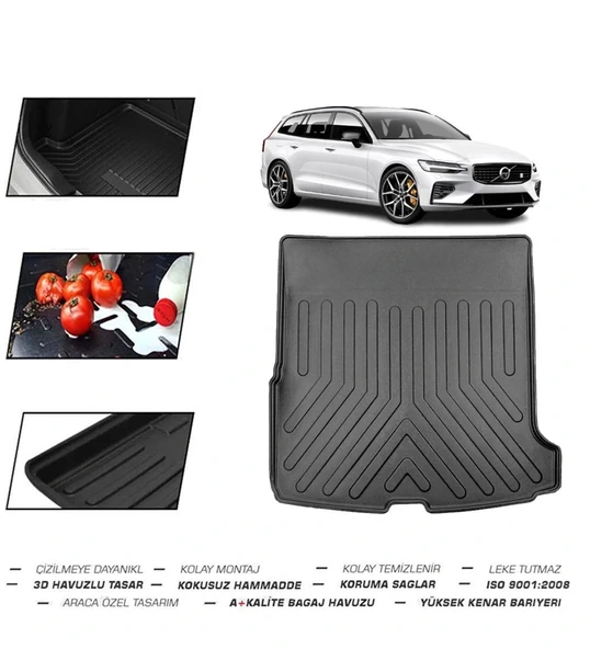 Volvo V60 2024 Model Bagaj Havuzu ürün görseli 1