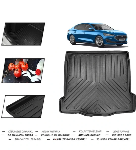 Ford Focus Sedan İnce Stepne 2019 Model Bagaj Havuzu ürün görseli 1