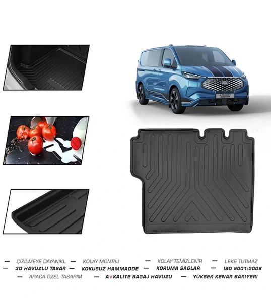 Ford Tourneo Custom 8+1 2022  Model Bagaj Havuzu ürün görseli 1