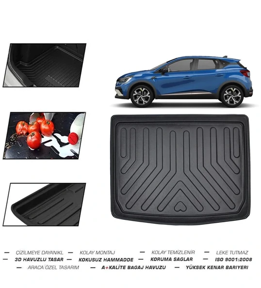 Renault Captur Alt Bagaj 2022 Model Bagaj Havuzu ürün görseli 1
