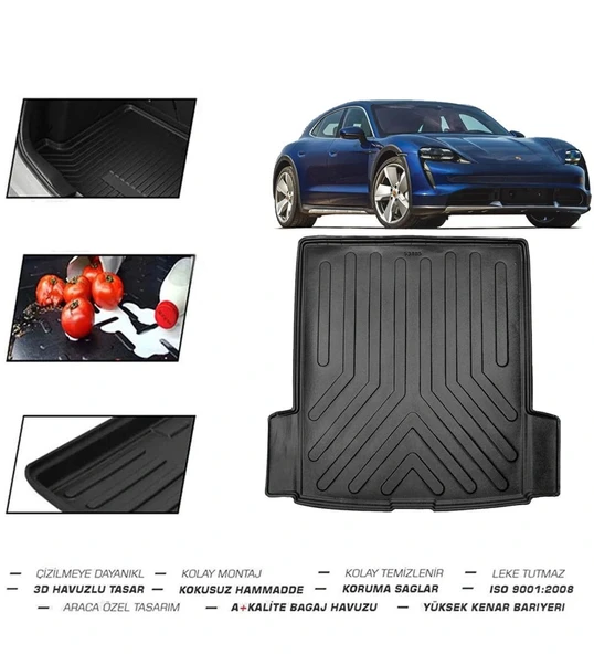 Porsche Taycan (Elektrikli) 2025 Model Bagaj Havuzu ürün görseli 1