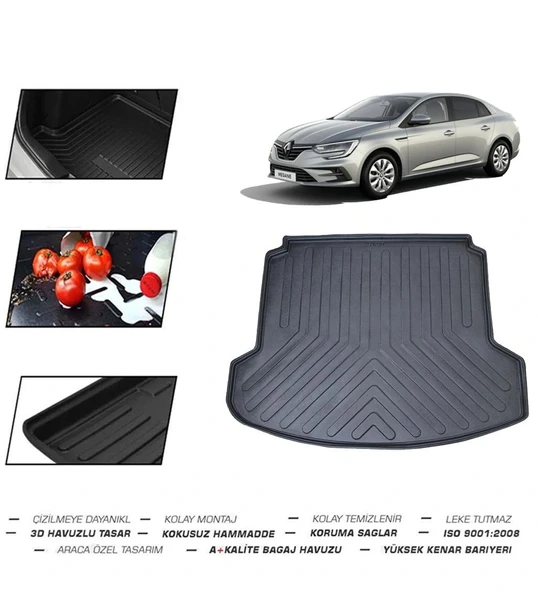 Renault Megane 4 Sedan Çift Kulaklı 2019 Model Bagaj Havuzu ürün görseli 1