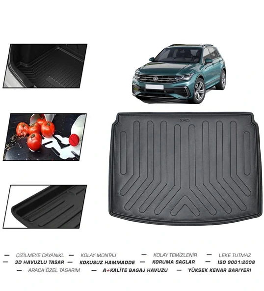 Volkswagen Tiguan Ust 2019 Model Bagaj Havuzu ürün görseli 1