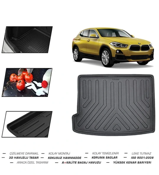 Bmw X2 F39 2023 Model Bagaj Havuzu ürün görseli 1