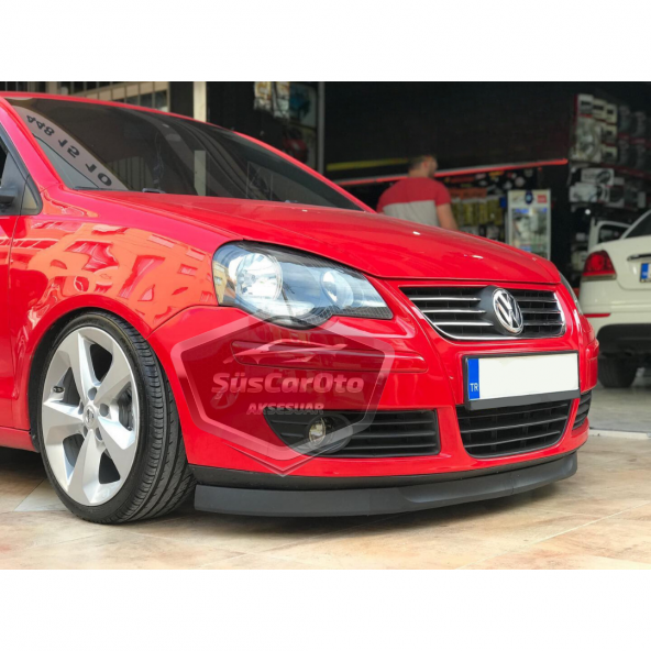 Vw Polo Mk4 - 4.5 2002-2008 Uyumlu Üniversal Astra H lip Esnek Ön Lip 2 Parça Tampon Altı Dil Karlık Ön Ek ürün görseli 1