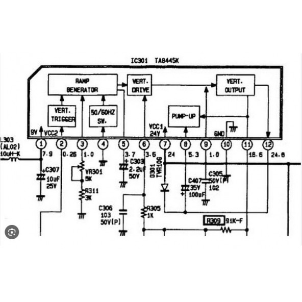 TA8445K, TA8445, HSIP-12 Entegre Devre - Resim 2