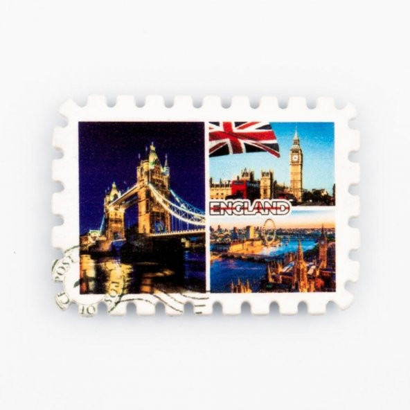 İngiltere Londra Temalı Pul Magnet ürün görseli 1