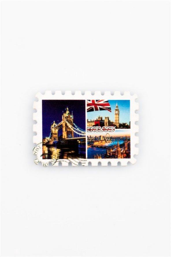 İngiltere Londra Temalı Pul Magnet - Resim 3