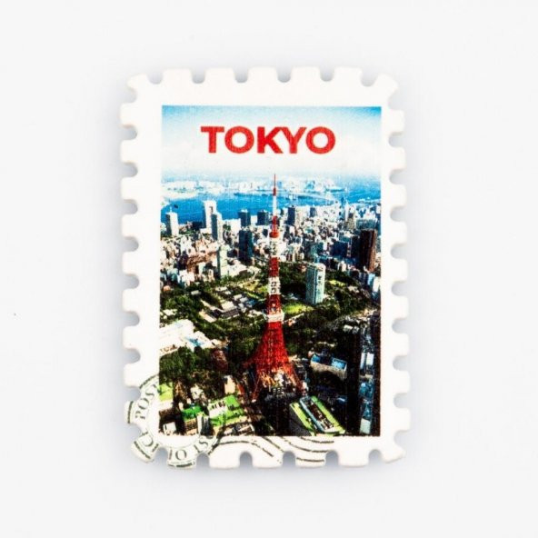 Japonya Tokyo Temalı Pul Magnet ürün görseli 1
