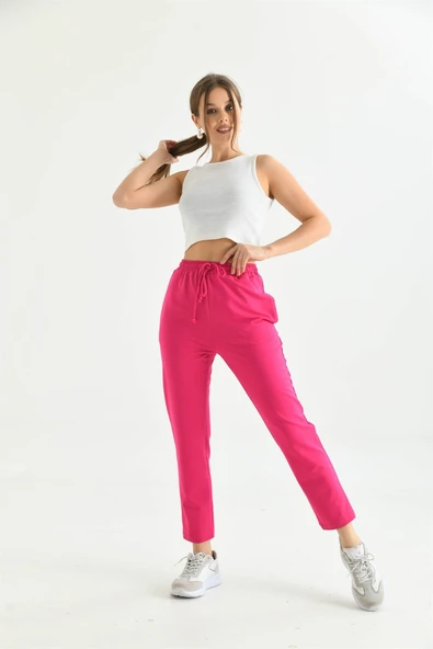 FTZ Women Kadın İki İp Pantolon  Fuşya 30266 ürün görseli 1