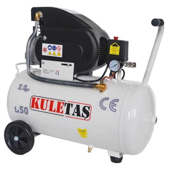 Kuletaş 2 Hp 8 Bar 50 LT Hava Kompresörü - 5587005 ürün görseli 1