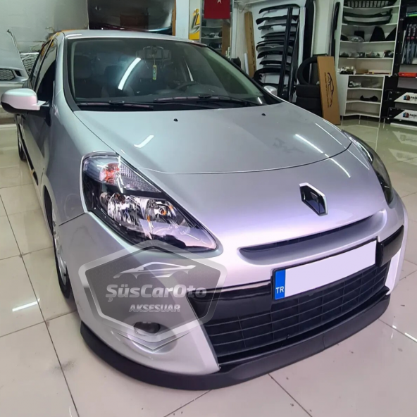 Renault Clio 3 2005-2013 Uyumlu Üniversal Astra H lip Esnek Ön Lip 2 Parça Tampon Altı Dil Karlık Ön Ek ürün görseli 1