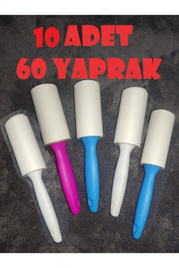 10 Adet Kıl Tüy Toplayıcı Rulo - Evcil Hayvan Rulosu Köpek Tüyü Kedi Tüyü Toplama Rulosu Toz Rulosu ürün görseli 1