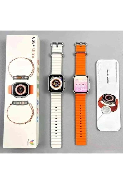 SPOGİ Watch 8 Ultra Gs8 Ultra Plus Uyumlu Turuncu 49 ürün görseli 1
