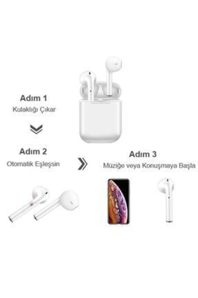 AbaTech HUAWEİ NOVA 9 SE UYUMLU PRO 5 KABLOSUZ BLUETOOTH KULAKLIK YENİ SÜRÜM ürün görseli 1