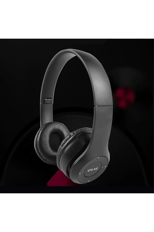 AbaTech XİAOMİ NOTE 12 - NOTE 12 PRO UYUMLU P47 WİRELESS BLUETOOTH KABLOSUZ KULAKLIK KATLANABİLİR - Resim 2