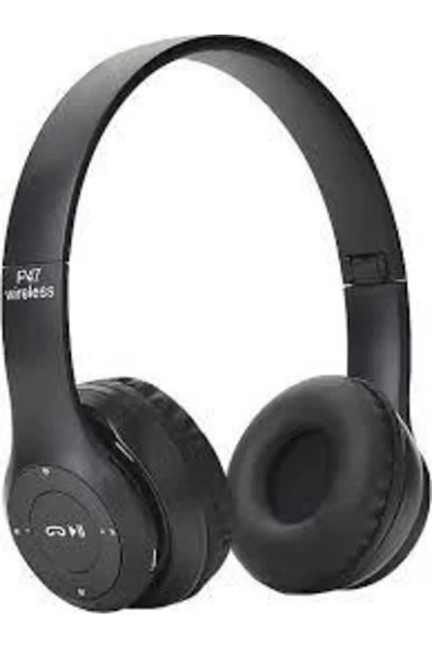 AbaTech XİAOMİ NOTE 7 PRO UYUMLU P47 WİRELESS BLUETOOTH KABLOSUZ KULAKLIK KATLANABİLİR - Resim 2