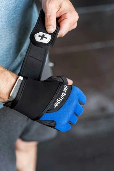 Harbinger Training Grip WW 2.0 Mavi Ağırlık Eldiveni - Resim 3