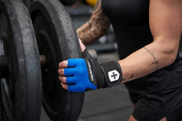 Harbinger Training Grip WW 2.0 Mavi Ağırlık Eldiveni - Resim 4
