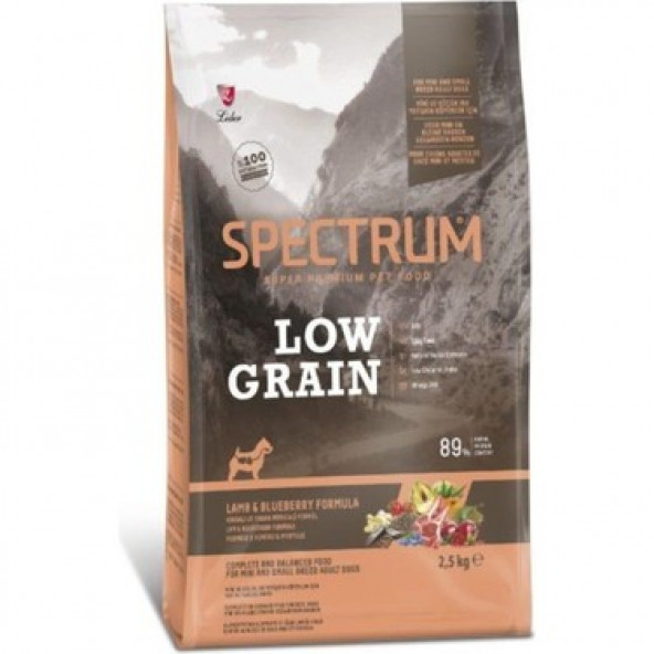 Spectrum Mini Ve Küçük Irk Yetişkin Köpekler İçin Kuzulu - Yaban Mersinli Formüllü 2,5 Kg ürün görseli 1