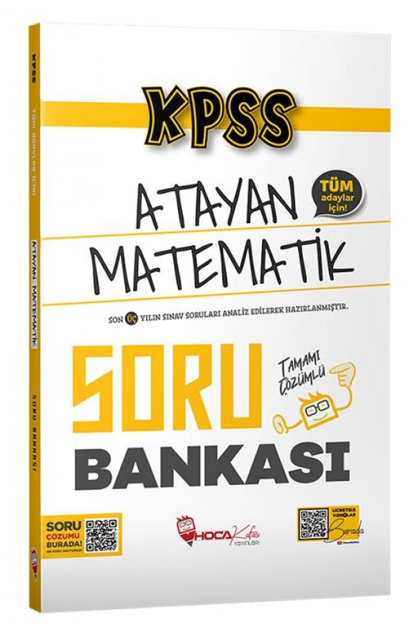KPSS Matematik Atayan Soru Bankası Hoca Kafası ürün görseli 1