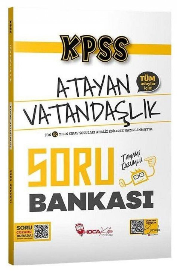 KPSS Vatandaşlık Atayan Soru Bankası Hoca Kafası ürün görseli 1