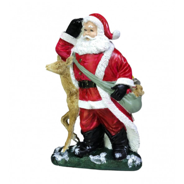 GEYİKLİ NOEL BABA BİBLO HS502-1 - Resim 3
