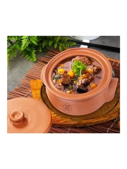 Cooker ELZ014 Toprak Mini Güveç 1.8 lt 20x20x14 cm ürün görseli 1