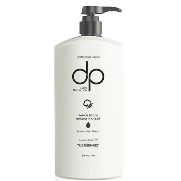 DP Daily Perfection Pamuk Sütü ve Buğday Proteini Tuzsuz Şampuan 500 ml ürün görseli 1