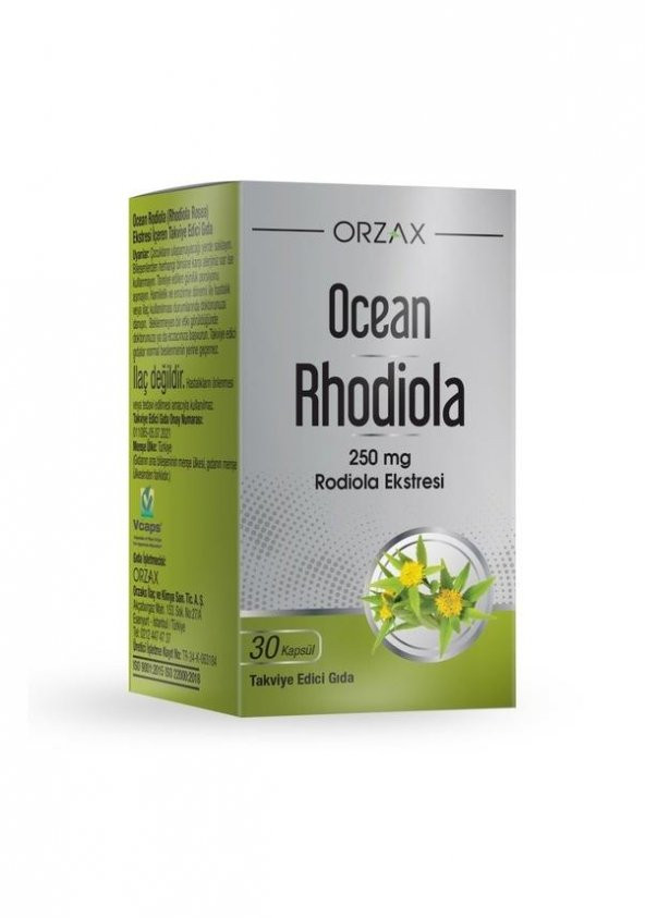 Ocean Rhodiola 30 Kapsül 8697595873052 ürün görseli 1