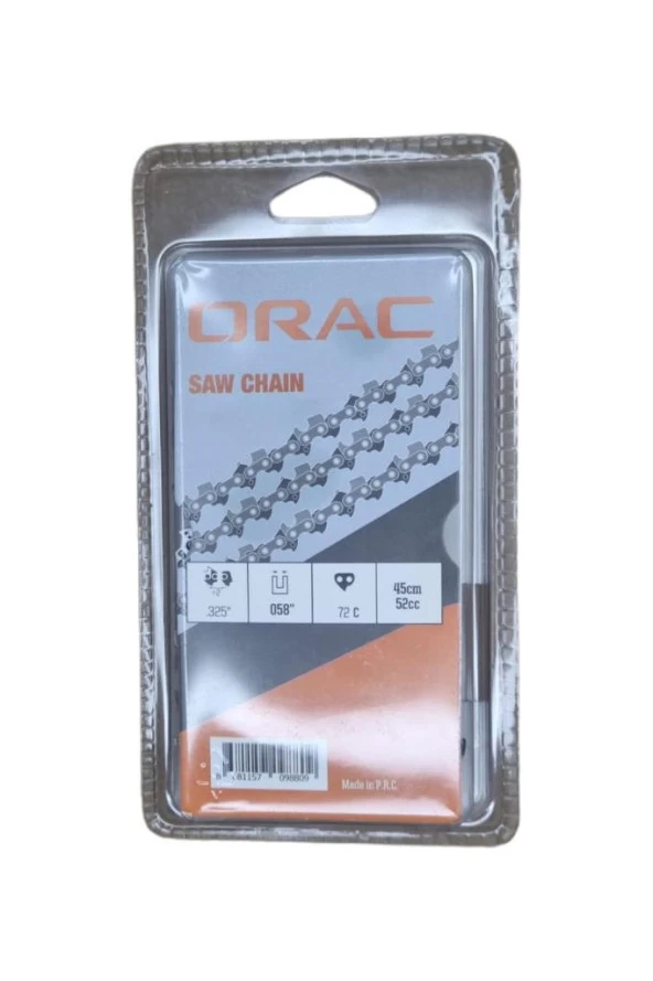 Orac Kesik Zincir .325" 36 Diş 1.5 mm Köşeli ürün görseli 1