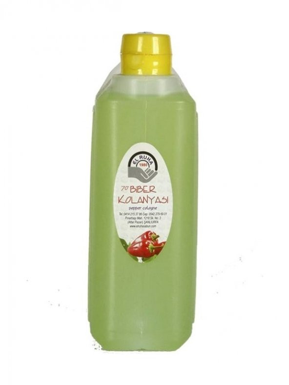 El Ruha Biber (Isot) Kolonyası 70° Çanta (Bidon) 900ML ürün görseli 1