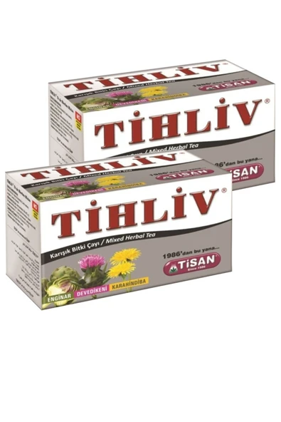 Tihliv Çay 2 Kutu Tisan Sallama Bitki Çayı Enginar Devedikeni Karahiniba Poşet Çayı 2 Pk. ürün görseli 1